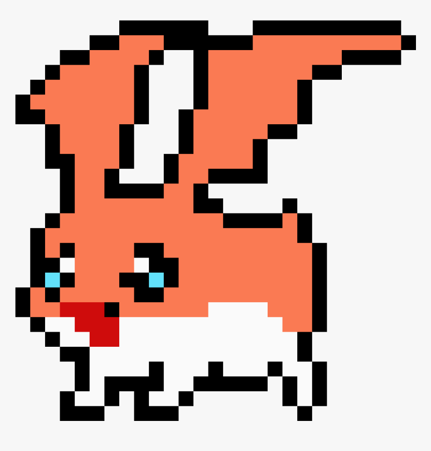 Patamon Pixel , Png Download - Pixel Art Digimon, Transparent Png, Free Download