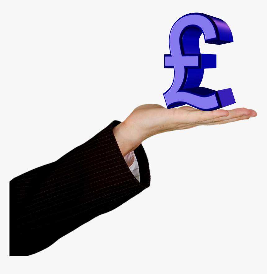 Hand Holding Pound Symbol Png Transparent Image - Give Pounds Money Icon, Png Download, Free Download