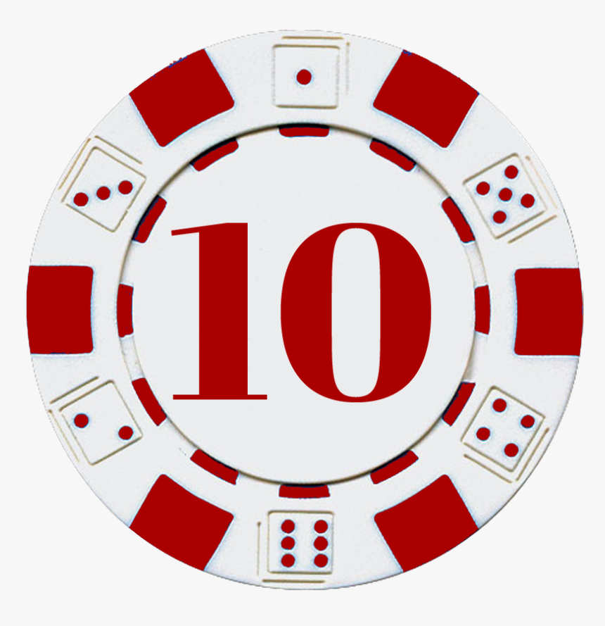 Transparent Blackjack Png - White Blue Poker Chip, Png Download, Free Download