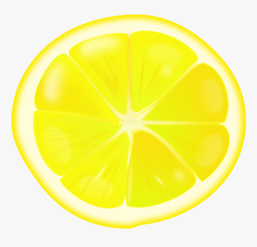 Lemon,symmetry,food - Circle, HD Png Download, Free Download