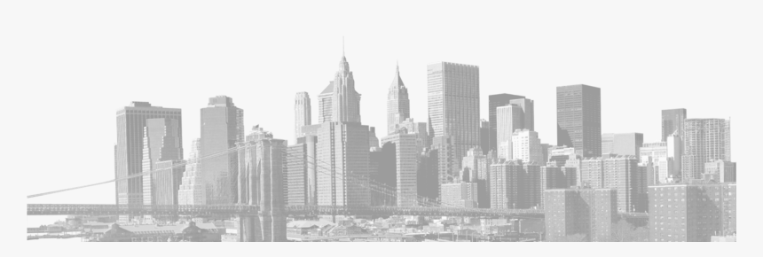 Fade New York Skyline , Png Download - Brooklyn Nueva York Png, Transparent Png, Free Download