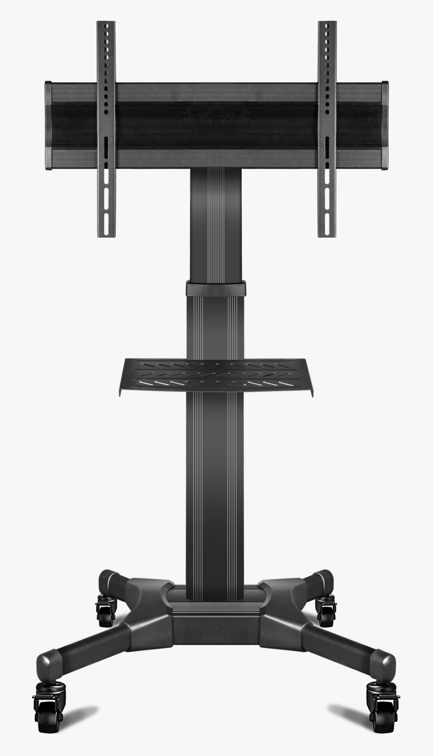 Rolling Tv Stand Mount, HD Png Download - kindpng