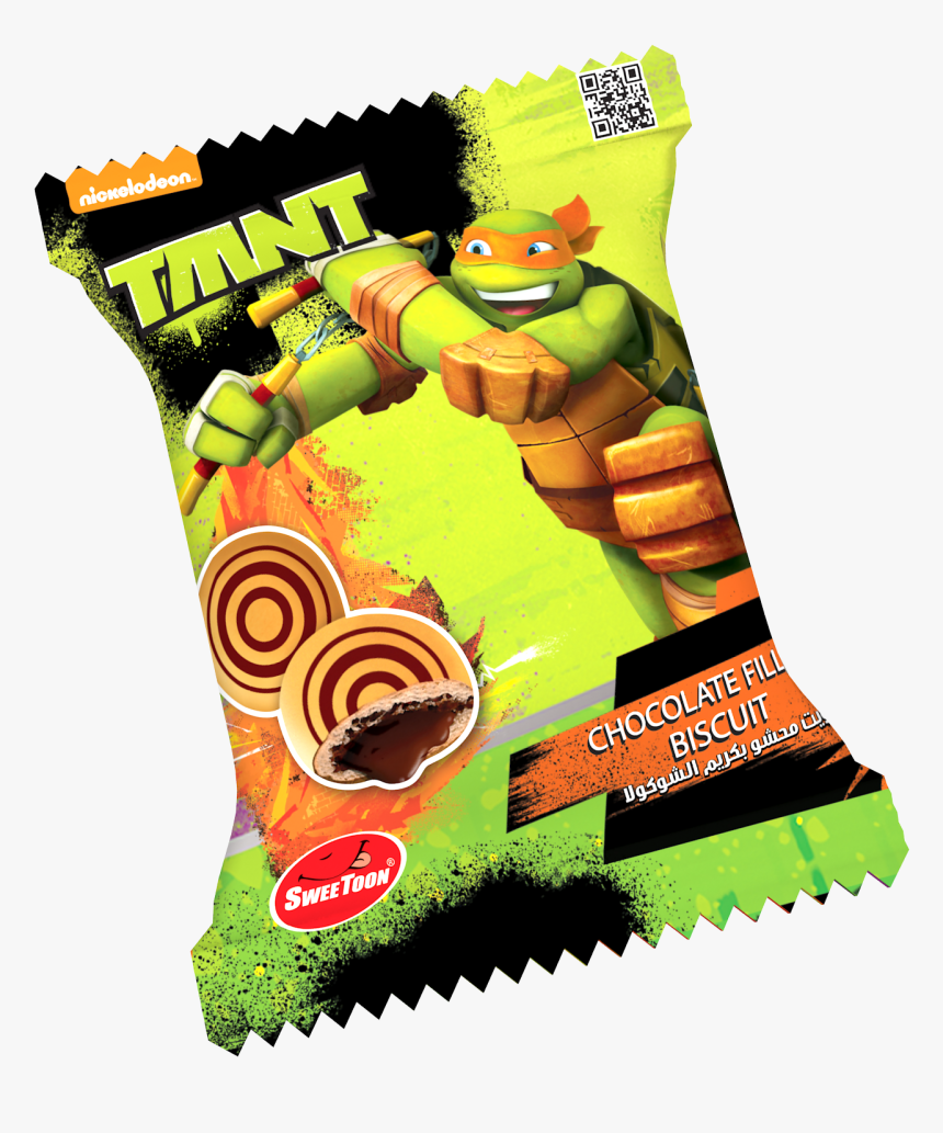 Tmnt Filled Biscuit - Cartoon, HD Png Download, Free Download