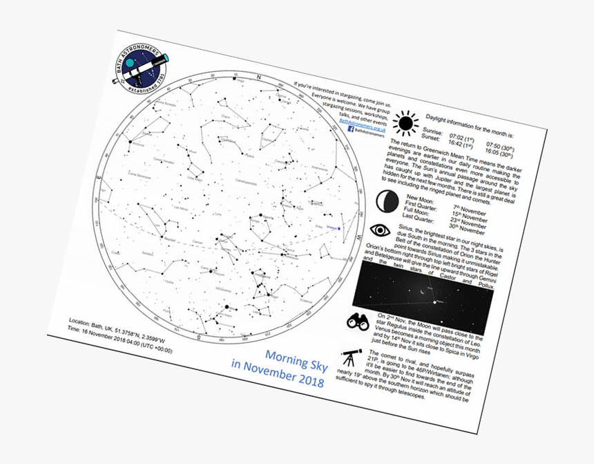 November Night Sky - Circle, HD Png Download, Free Download