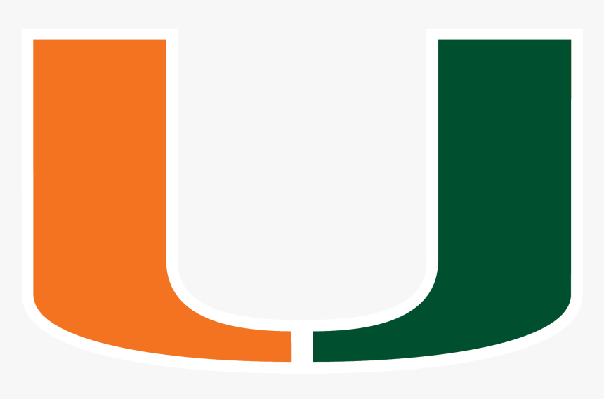 Miami Hurricane U Logo, HD Png Download, Free Download