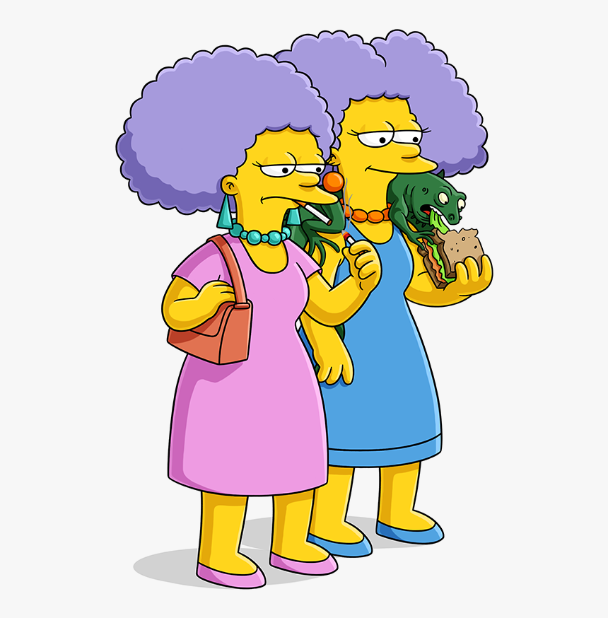 The Simpsons Movie Clipart Homer Simpson - Selma Y Patty Simpson, HD Png Download, Free Download