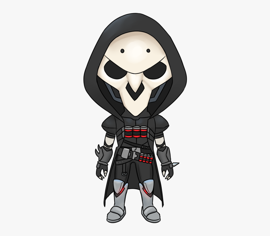 Overwatch Reaper Chibi Png, Transparent Png - kindpng