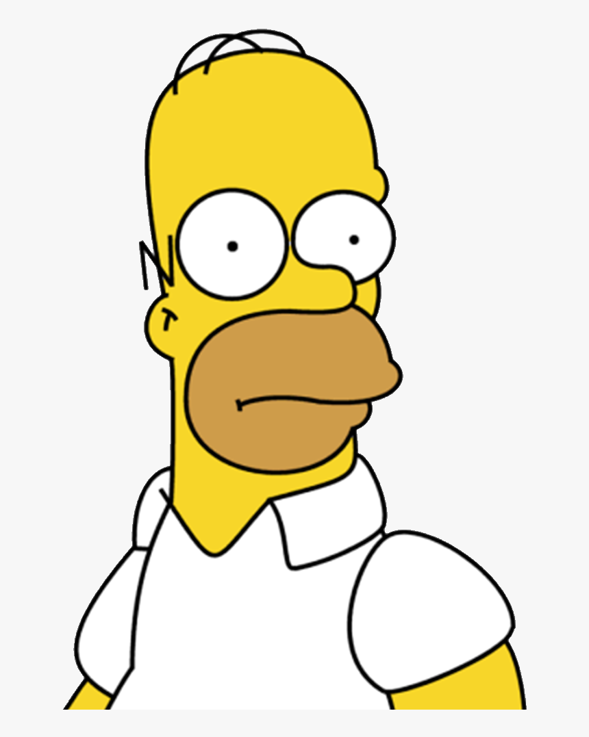 Homer Drawing Simpsons Svg Black And White - Homer Simpson Mouth, HD Png Do...