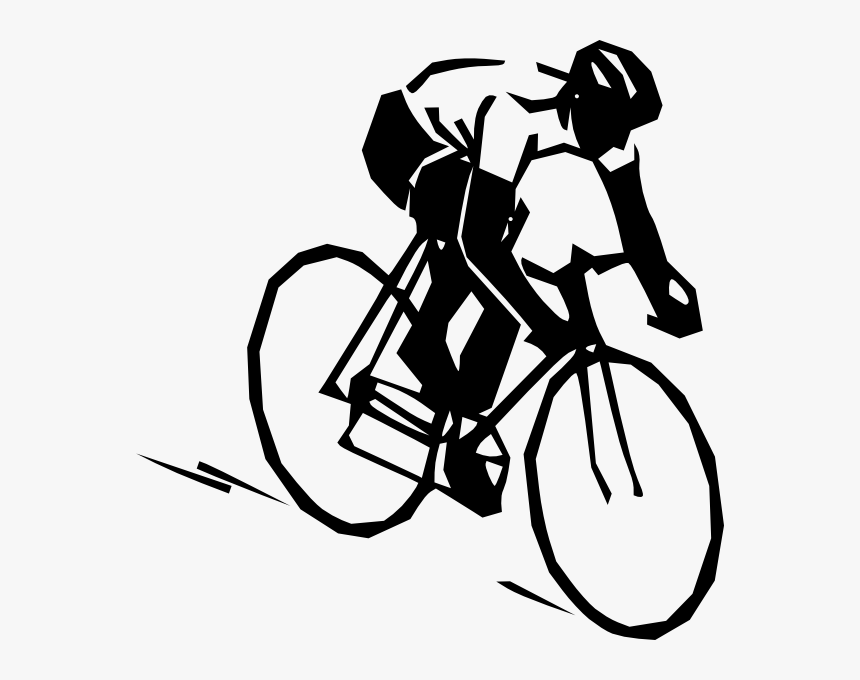 Cyclist Panda Free Images - Clipart Cycling, HD Png Download, Free Download