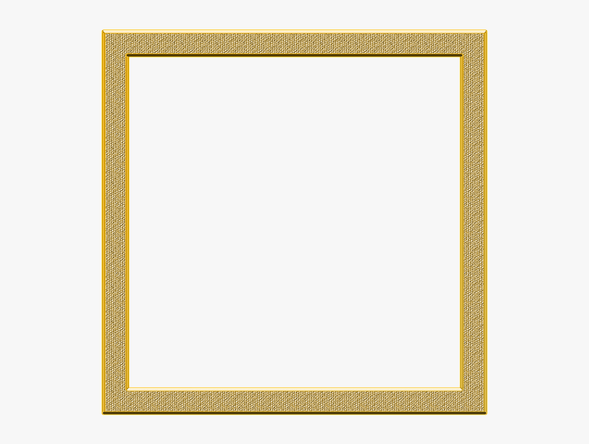 Gold Square Picture Frames, HD Png Download, Free Download