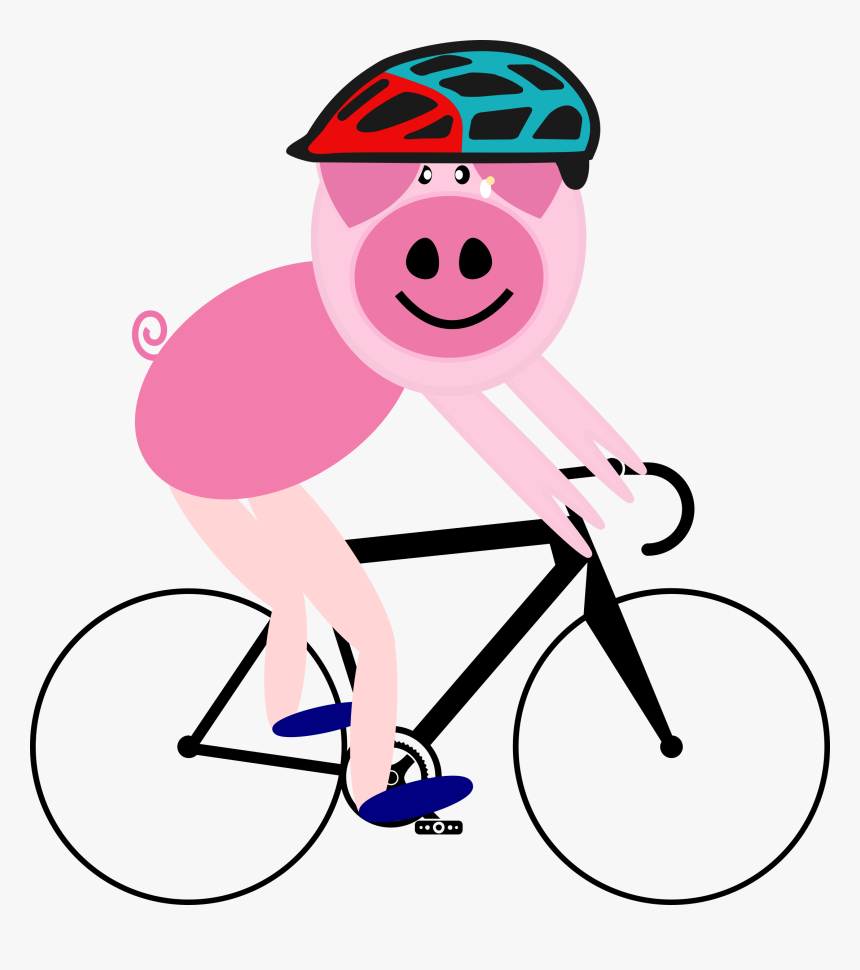 Pig Big Image Png - Transparent Background Bicycle Clipart, Png Download, Free Download