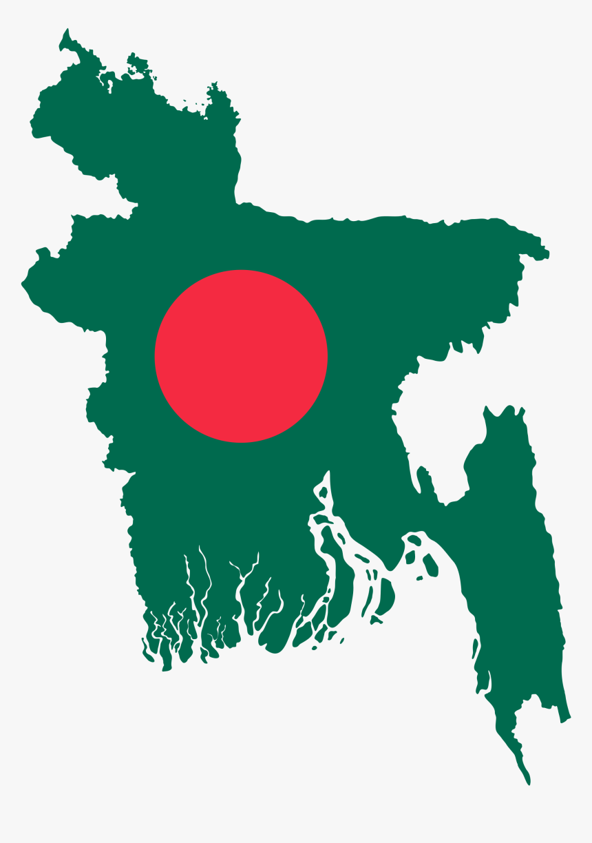 Bangladesh Flag Png - Bangladesh Map Flag Png, Transparent Png, Free Download