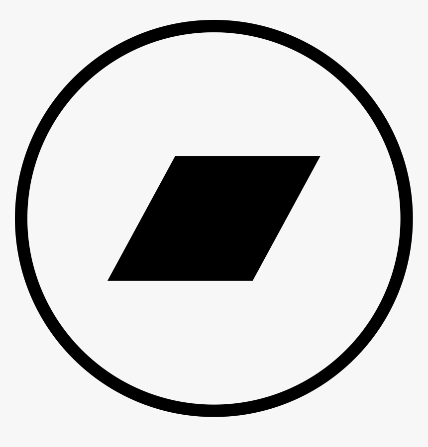 Bandcamp Button Circle Line Black - Black And White Mail Logo, HD Png Download, Free Download