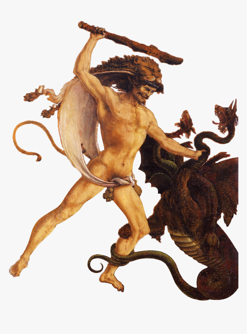 Antonio Del Pollaiolo - Hercules And The Hydra And Hercules And Anteo, HD Png Download, Free Download