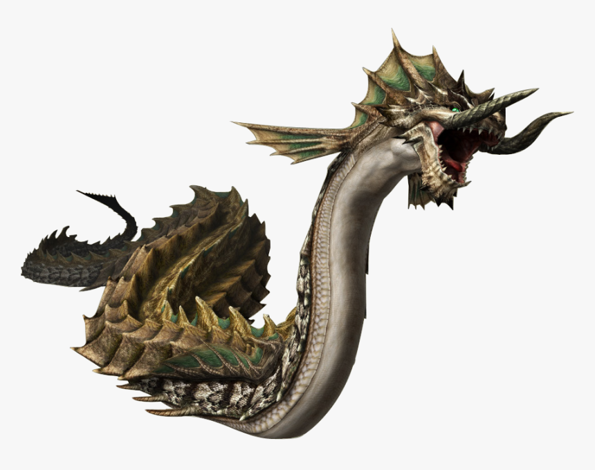 Kraken Transparent Monster Hunter - Monster Hunter Serpent Dragon, HD Png Download, Free Download