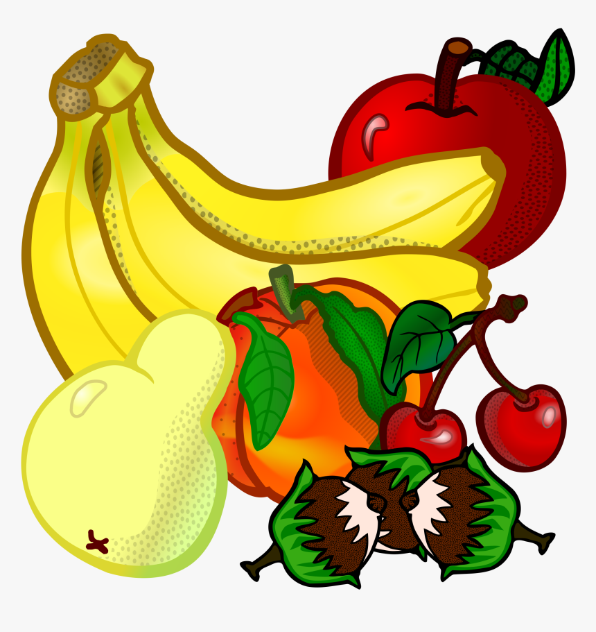 Train Clipart Fruit - Fruit Word Puzzle, HD Png Download, Free Download