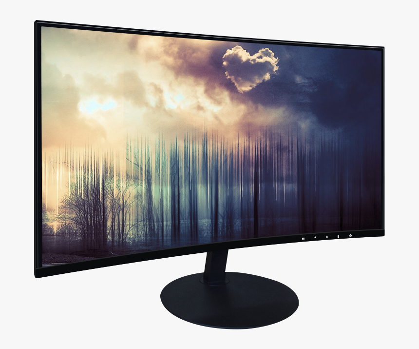 Ultra-thin 24 Inch Frameless Widescreen Monitor Gaming - Widescreen Monitor Png, Transparent Png, Free Download