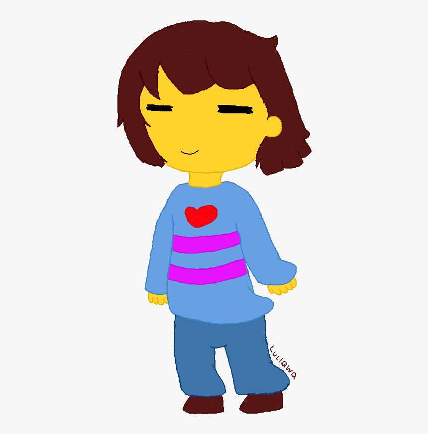 Frisk Sprite Animation Pictures To Pin On Pinterest - Cartoon, HD Png Download, Free Download