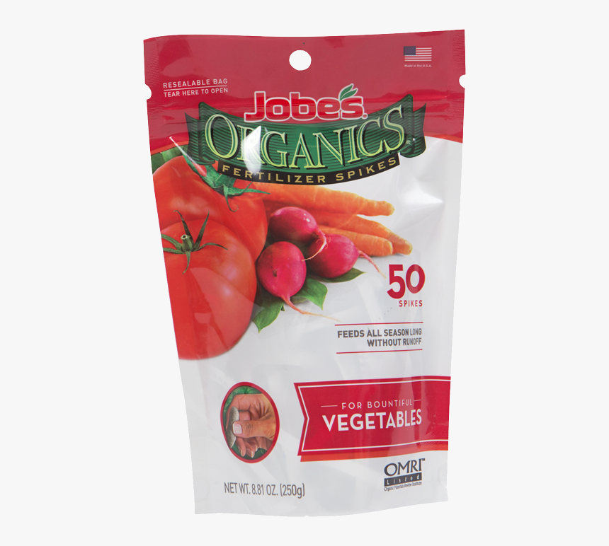 Jobes Organics Fertilizer Spikes For Vegetables, HD Png Download, Free Download