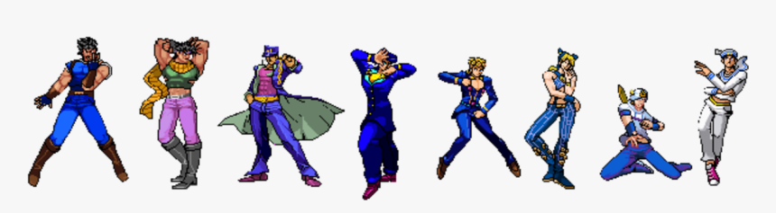 Jojo sprites рисуем мультфильмы 2