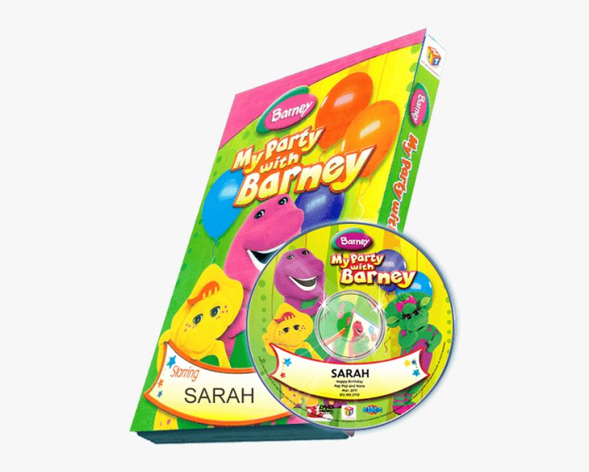 My Party With Barney Personalized, HD Png Download, Free Download