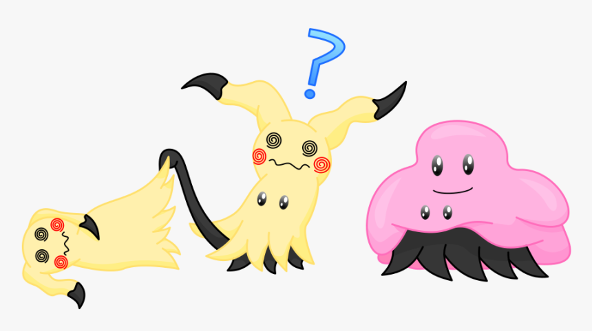 Mimikyu Ditto Pokemon Mimikyu Ditto Transparent, HD Png Download, Free Download