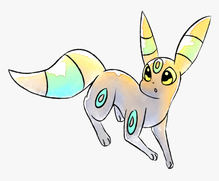 Pastel Umbreon - Cartoon, HD Png Download, Free Download