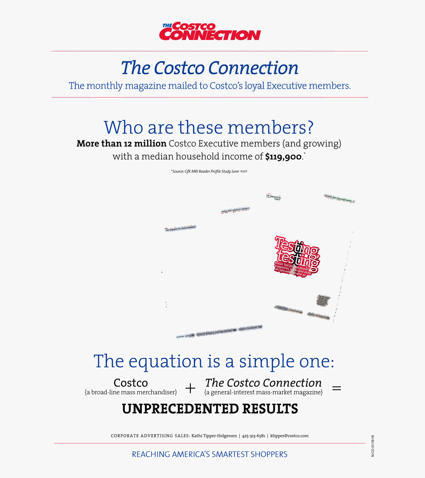 Costco Connection Editorial Calendar, HD Png Download, Free Download