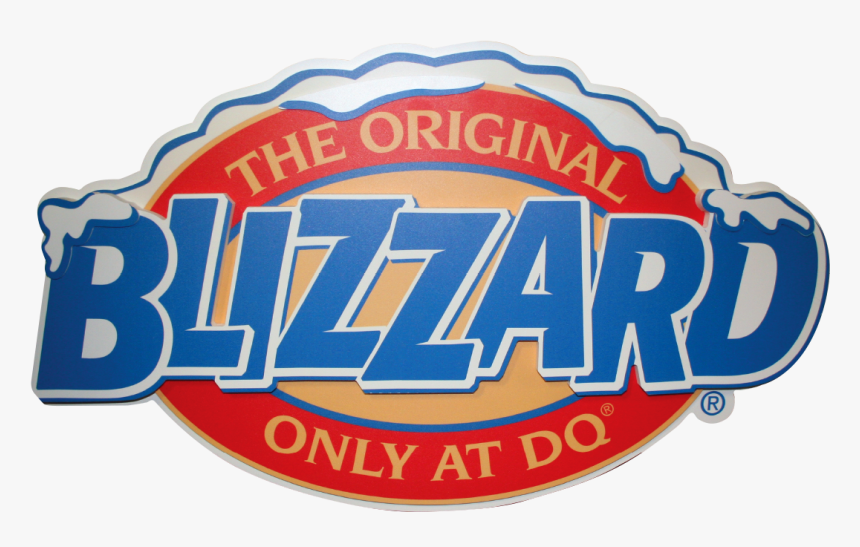 Blizzard Only At Dq Png Logo - Blizzard Ice Cream Logo, Transparent Png, Free Download