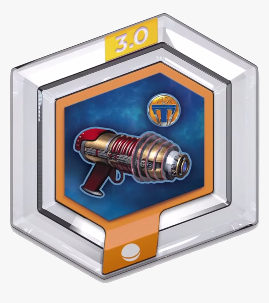 The Retro Ray Gun Power Disc - Disney Infinity Power Disc Tomorrowland, HD Png Download, Free Download