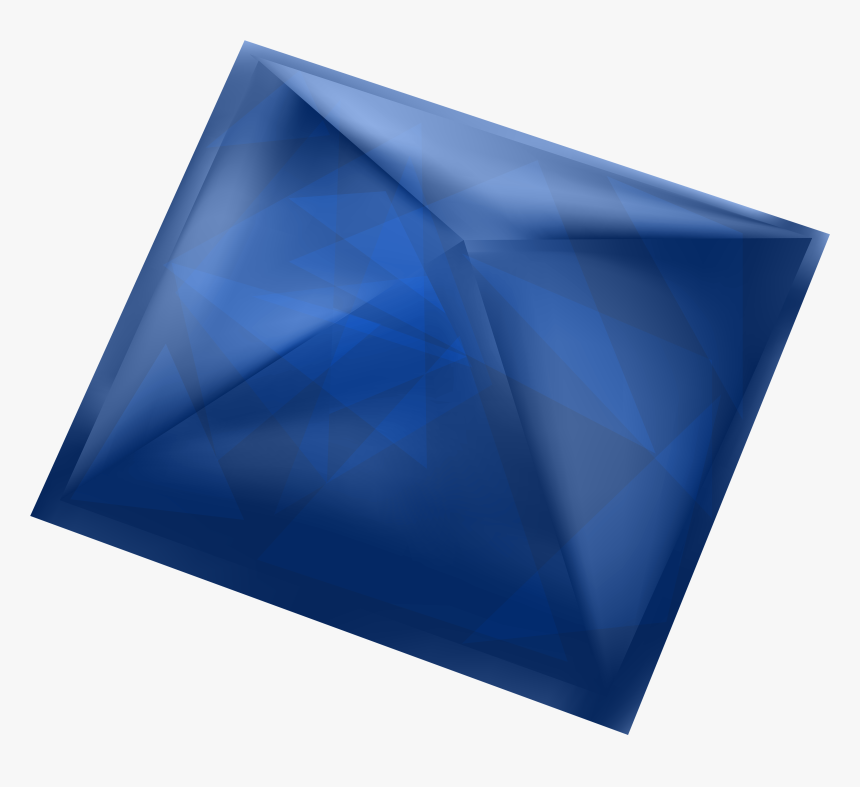 Blue Gem Png Clipart - Triangle, Transparent Png, Free Download