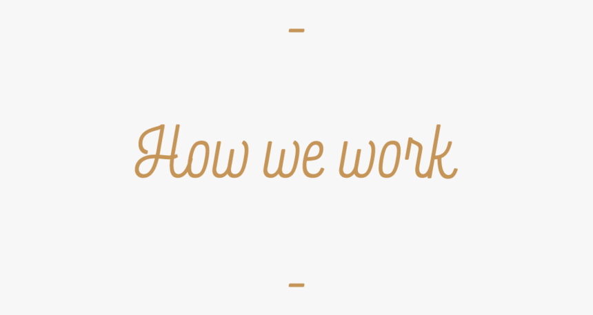 How We Work - Tan, HD Png Download, Free Download