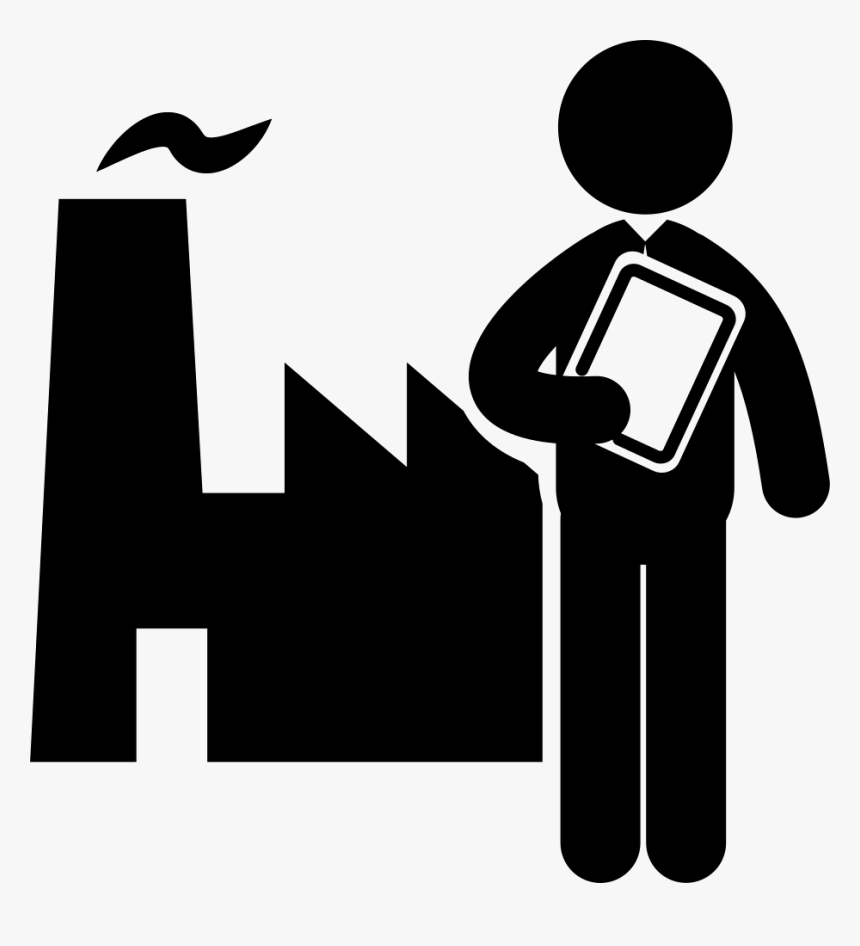 Factories Clipart Svg - Factory Worker Icon Png, Transparent Png, Free Download