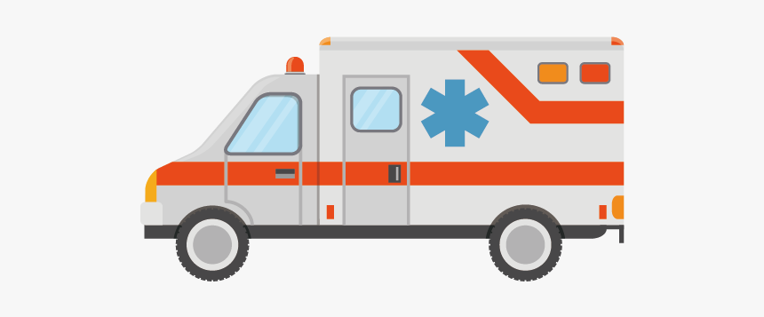 Ambulance Hospital Vecteur - Ambulancia Vector Png, Transparent Png, Free Download