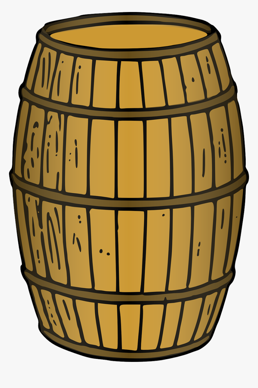 Basket,storage Basket,barrel - Barrel Clipart, HD Png Download, Free Download