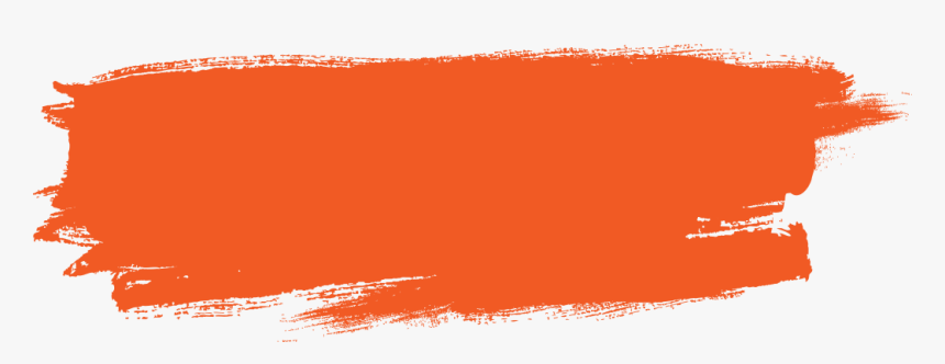 Orange Paint Brush Png , Png Download - Paint Vector Art Png, Transparent Png, Free Download