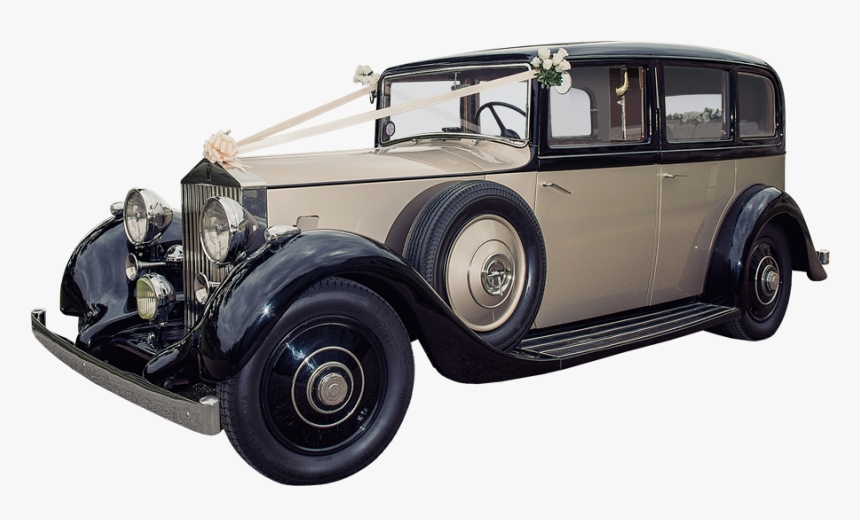 Grace, Our Latest Vintage Wedding Car, The Ultimate - Old Rolls Royce Jeep, HD Png Download, Free Download