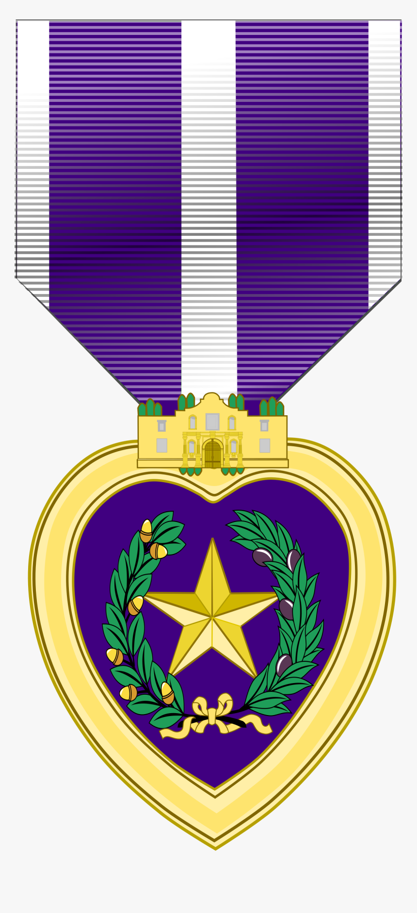 Purple Heart Medal Svg, HD Png Download, Free Download