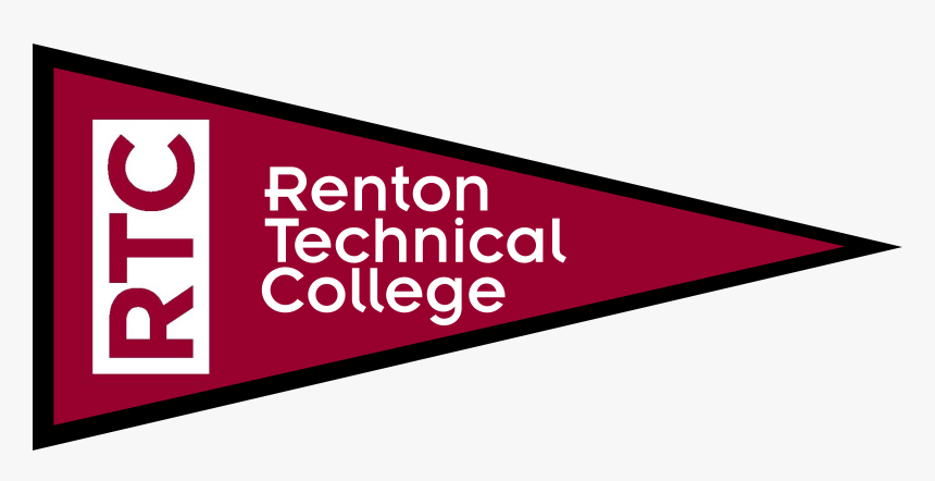 Transparent Pennant Png - Renton Technical College Pennant, Png Download, Free Download