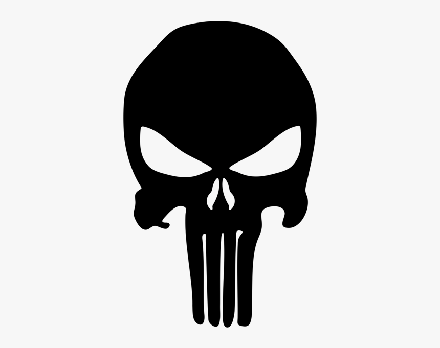 Punisher Decal Stencil Sticker Graphic Design - Punisher Png, Transparent Png, Free Download