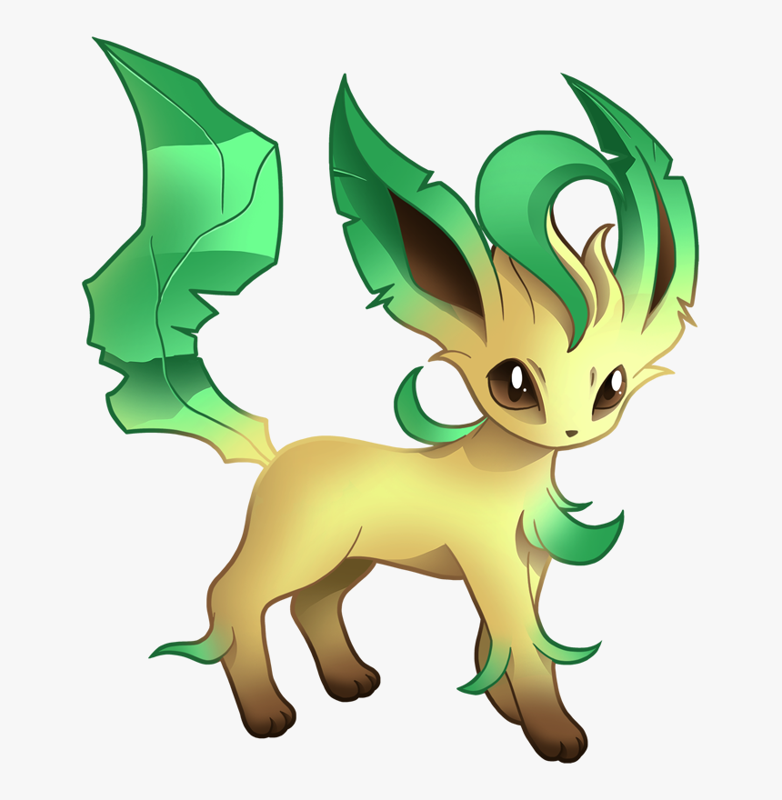 Pokemon Leafeon Shiny Hd Png Download Kindpng