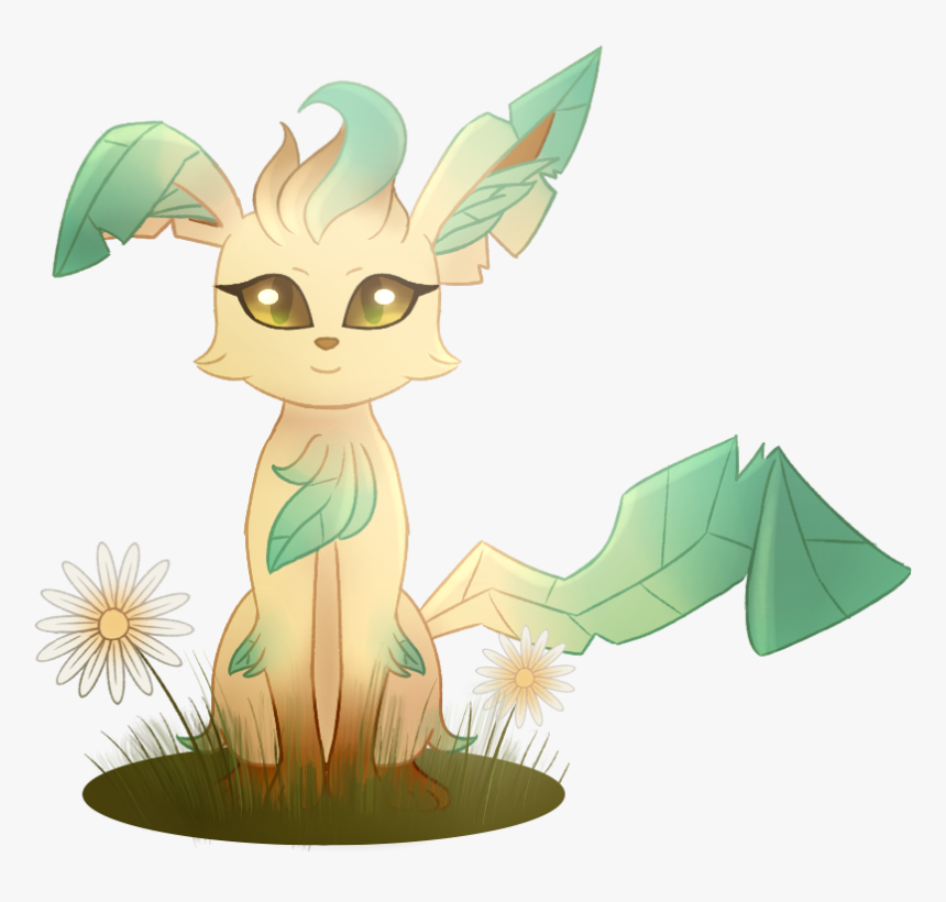 Leafeon , Png Download - Cartoon, Transparent Png, Free Download