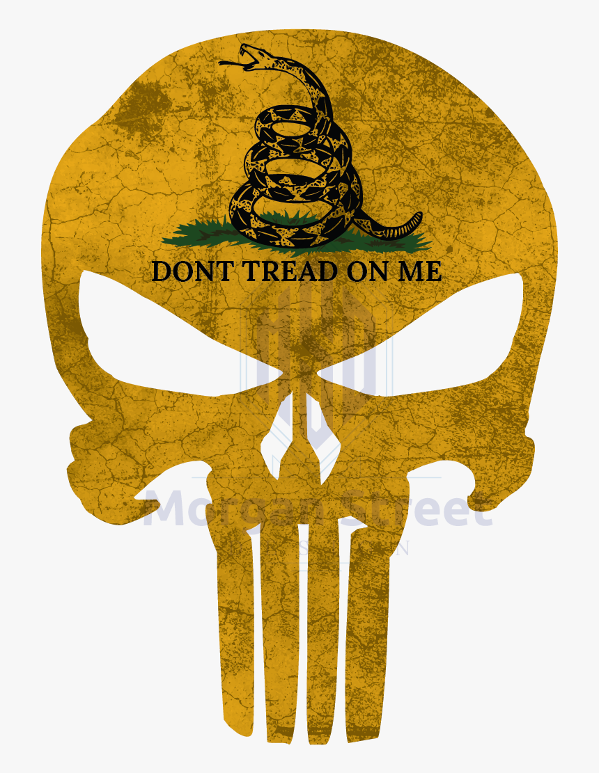Punisher Skull With Trump Hair, HD Png Download, Free Download