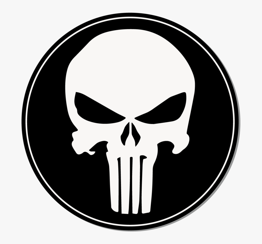 Punisher Skull Draw, HD Png Download - kindpng