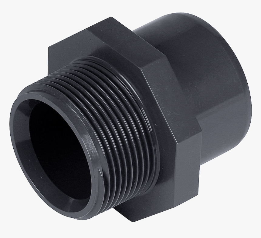 Praher Adaptor Bush Npt Solvent Socket Male Thread, - Pvc Male Threaded Socket, HD Png Download, Free Download