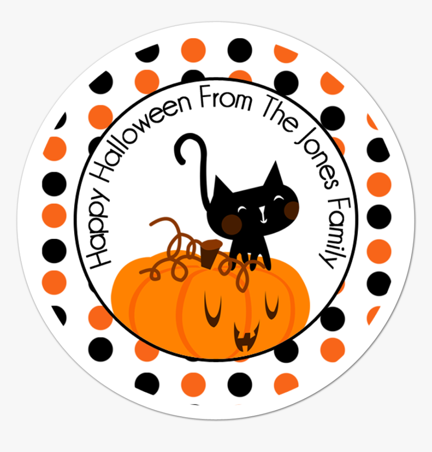 Transparent Cute Pumpkin Png - Stickers For Halloween Cats, Png ...