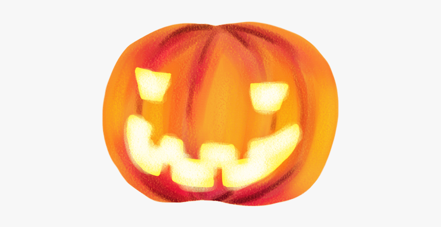 Jack O Lantern Calabaza Pumpkin Halloween - Png Halloween Decorations Cartoon, Transparent Png, Free Download