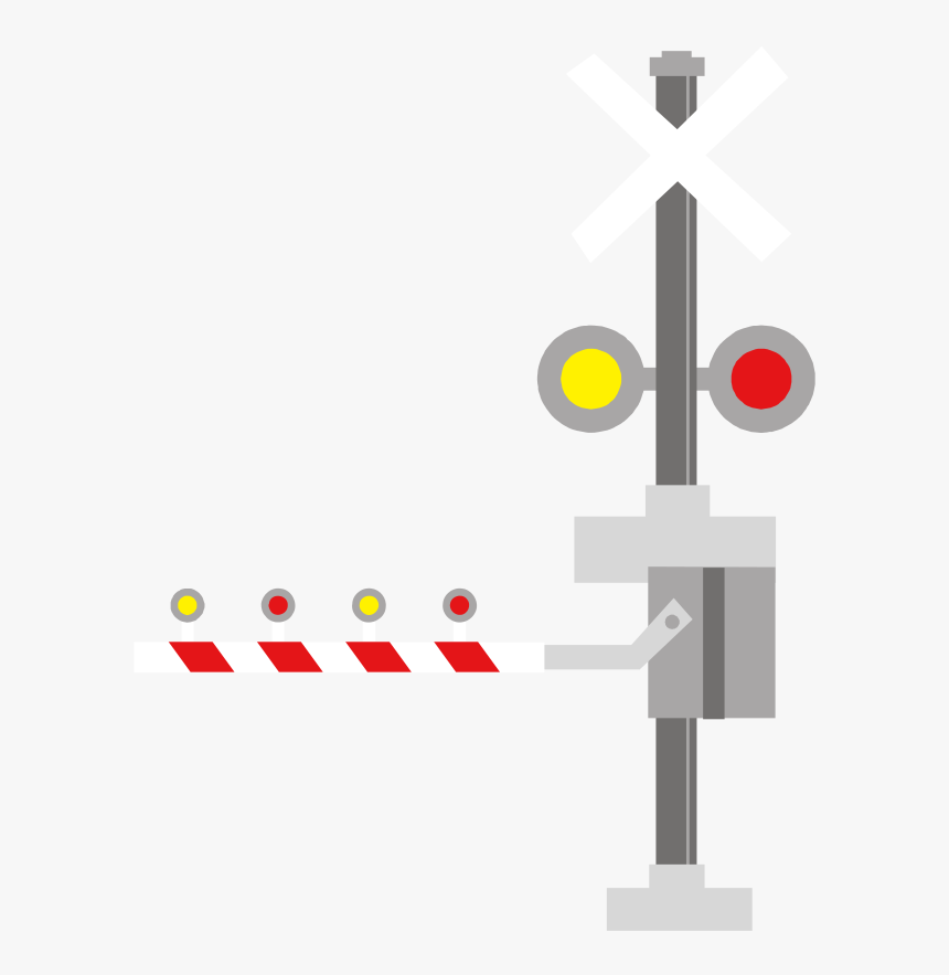 Traffic-light - Railroad Crossing Png, Transparent Png, Free Download