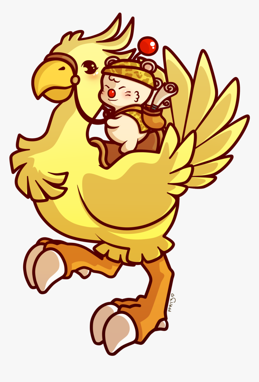 Chocobo And Stiltzkin - Chocobo Final Fantasy Moogle, HD Png Download, Free Download