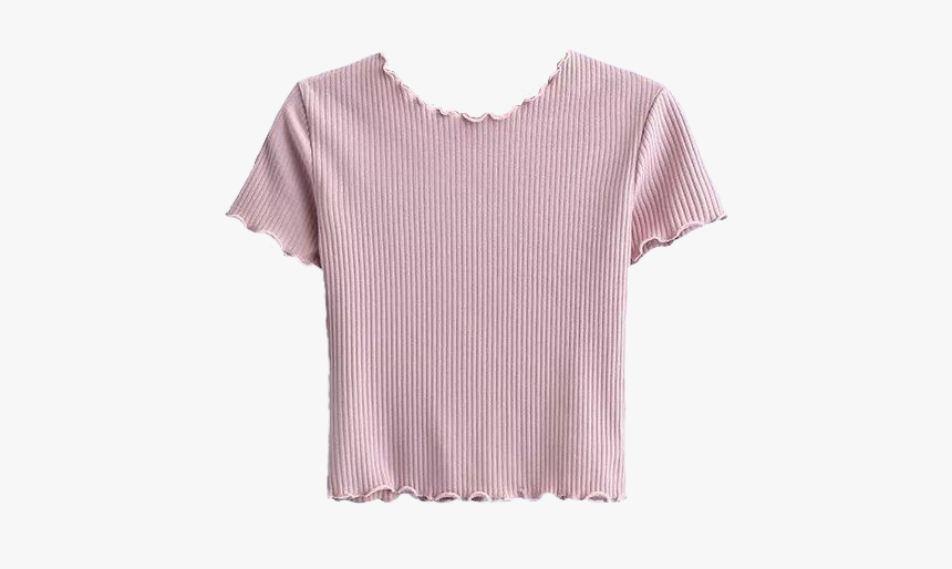 Shirt Top Pink Frills Croptop Cute Aesthetic Ruffle Crop - cute aesthetic cute roblox shirt template crop top